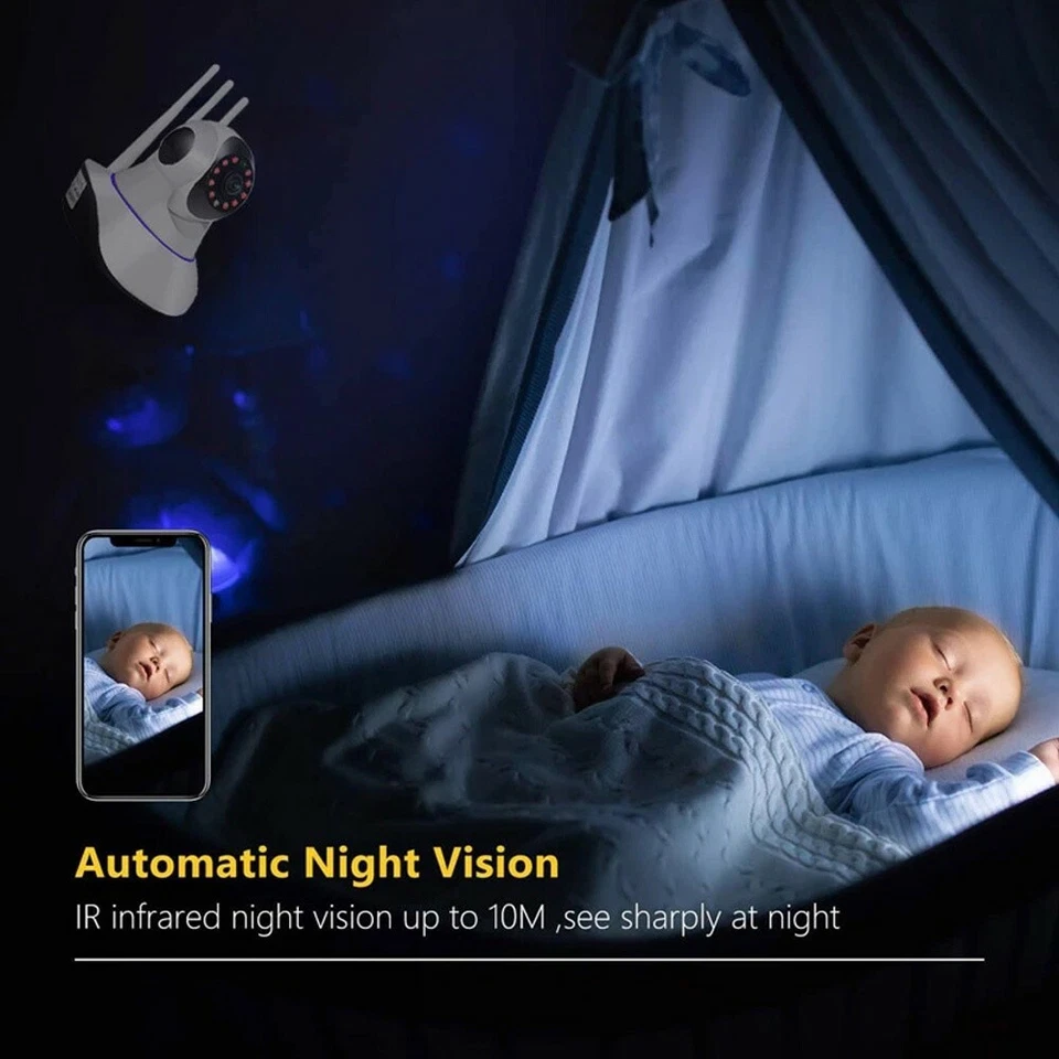 3 Antenna Wireless CCTV IP CAMERA 1080P Full HD 2MP - Image 3 of 4