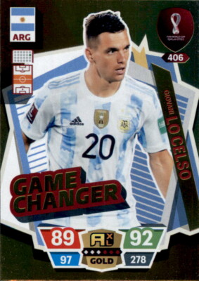 Adrenalyn XL WM 2022 Qatar Trading Card Nr 406 - Giovani Lo Celso - Game Changer