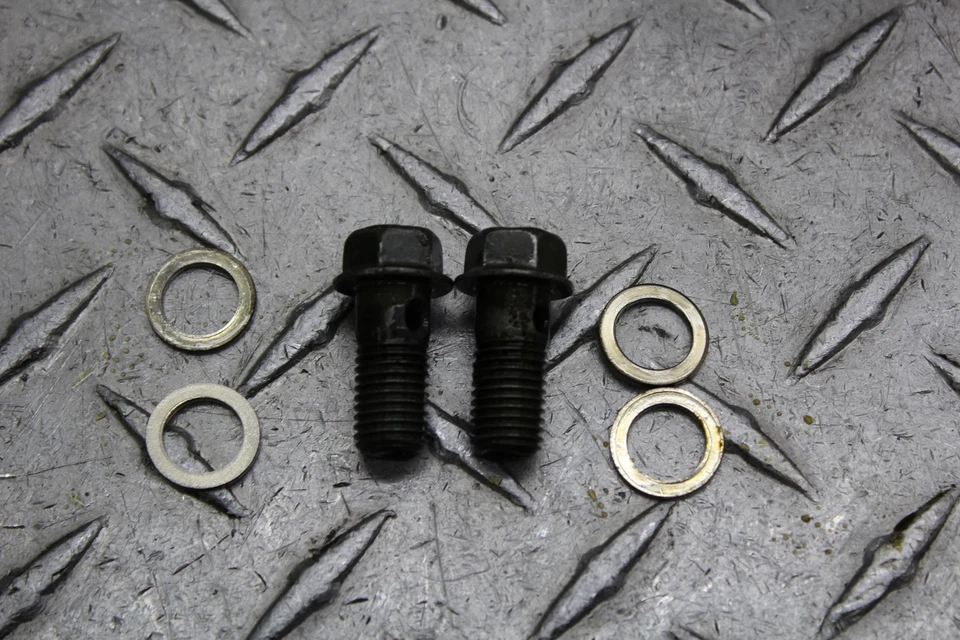 1985 HONDA INTERCEPTOR 500 VF500F RIGHT LEFT FRONT BRAKE CALIPERS 45100-MF2-016 - Image 2 of 4