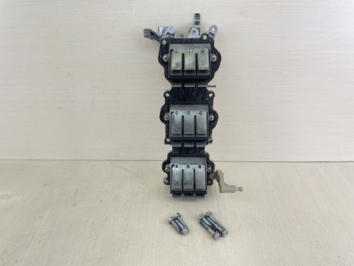2008 Yamaha 70HP 2 Stroke Outboard Reed Valve Assembly & Plate 6H3-13610-00-00 - Foto 1 di 7