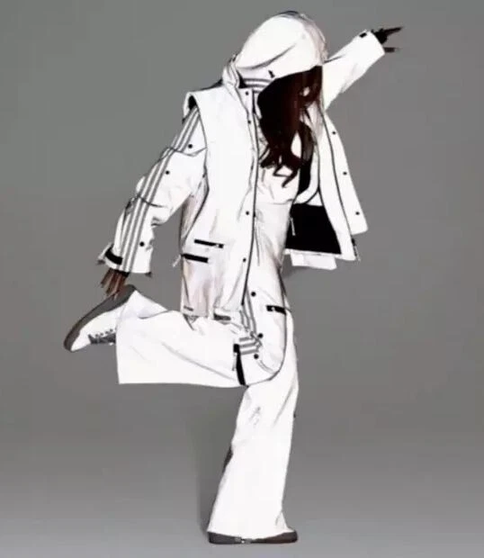 Adidas Ivy Park Y3 Snowboardanzug Skianzug Overall+Weste Suit Jumpsuit Winter - Bild 3 von 4