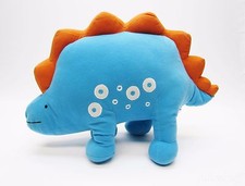 Blue  Orange STEGOSAURUS Dinosaur Plush Lovey Roar Sound 16" Kohls Jumping Bean