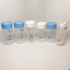Lot of 6 Vintage Playtex Nurser Drop In Bottles 4 Oz Vent Aire Advanced 6 Oz