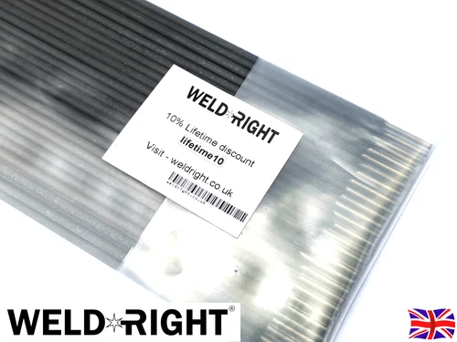 Weld Right ENiFe-C1 Ferro Cast Iron Arc Welding Electrodes Rods 2.5mm x 20 Rods - Picture 4 of 5