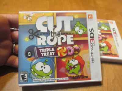 CUT THE ROPE TRIPLE TREAT NINTENDO 3DS  NEW FACTORY SEALED