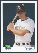 1992 Classic Best Bend Rockies Minor League Baseball card PICK Choose Player 
