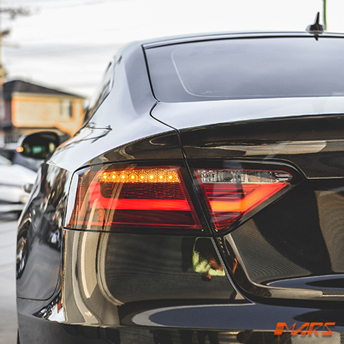 AUDI A5 S5 RS5 09-12 Smok Red 3D Bar LED Tail Lights -For LED