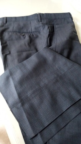 SANTORELLI Dress Pants SteelBlue/Brown Thread New Retail 295 Sale 75
