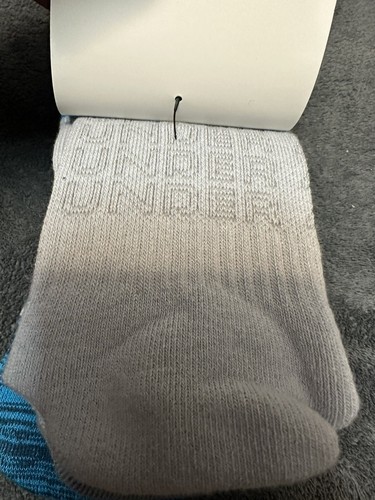 Under Armour UA Phenom Cushioned Crew Socks Youth 13.5K - 4Y. 3 Pack. New - Picture 6 of 9