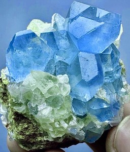 Rare Beautiful Natural Blue Celestine Crystal Cluster Raw Rough Cluster Specimen