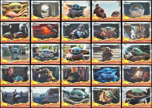 2020 Topps Star Wars Mandalorian 🔥 JOURNEY of THE CHILD Complete 25 Card Set 🔥