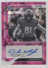 2022 Leaf Pro Set Metal Black & White Pink Crystals 2/15 Josh Whyle Auto 0q1p
