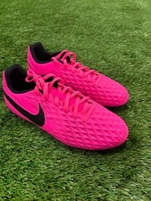 Nike Jr Tiempo Legend 8 Club FG/MG Soccer Cleats Pink Blast - Size 6