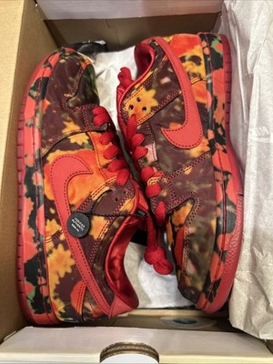 Size 8 - The Wizard of Oz x Nike Dunk SB Low Poppy Field