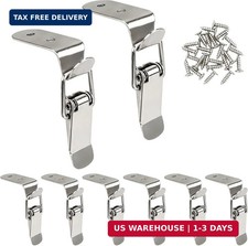 8 Pcs Stainless Steel 90 Degree Spring Toggle Lock Generic Latch with Mo