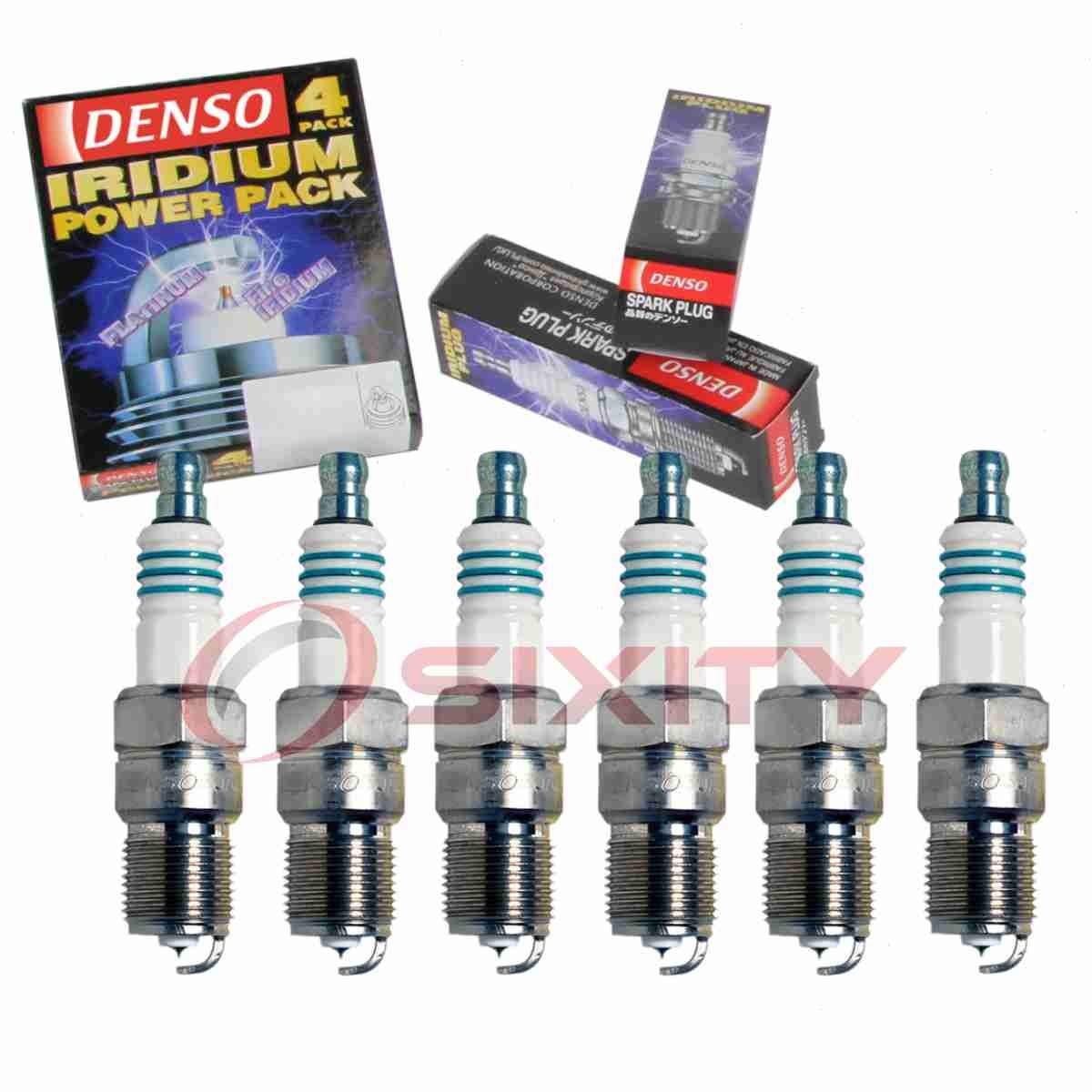 6 pc Denso Iridium Power Spark Plugs for 2005-2009 Chevrolet Equinox 3.4L V6 jv