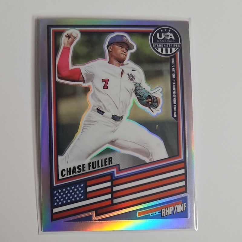 Panini Stars & Stripes Prizm Chase Fuller #60 2026 USA Baseball Card