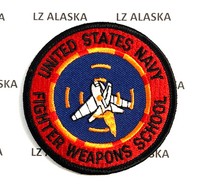 US NAVY FIGHTER WEAPONS SCHOOL 3'' FULL COLOR PATCH (N3) NAVAL AVIATION TOP GUN