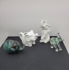 Miniature Elephant Figurines - Lot of 6
