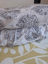 Threshold Full/queen Sheets Black White Paisl...