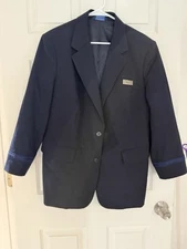 US Airways Stan Herman Uniform Blazer by Twin Hill Size 18WR. Includes Name Tag
