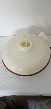 Alte DDR Pendellampe Lampe Plaste Design 60er VEB Vintage Ungereinigt /N 87