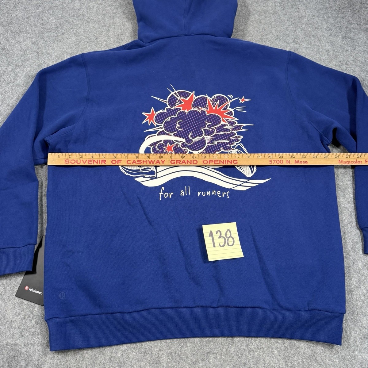 NWT Lululemon Steady State Pullover Hoodie Graphic Blue Size XL | eBay