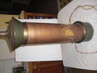 Antique lamp flower on glass design used — photo 1