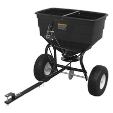 Sealey Broadcast Spreader 80Kg Tow Behind Garden Tools Work Tools SPB80T