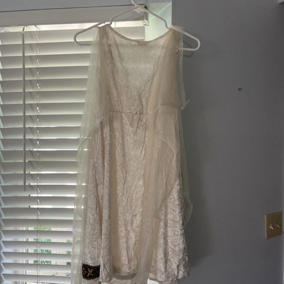 Women’s Aphrodite Halloween Costume, White Dress, One Size Fits Most - Image 3 of 3