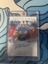 2020 Panini Origins D’Andre Swift /99 Auto Red RC #RA-DS