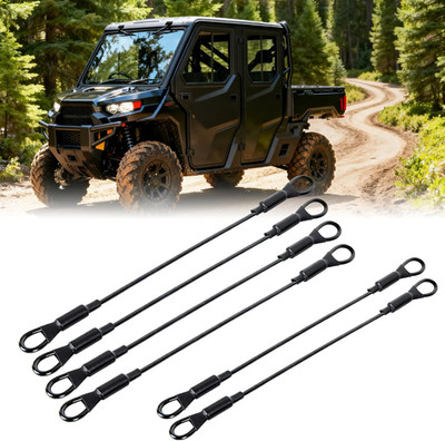 6 Pcs Extended Door Cables for Defender Max 2022-Present HD10 Full Doors, Longer