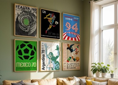 Soccer World Cup Poster | Every World Cup Print - Available in 4 Sizes
