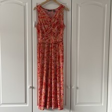 Ladies Ruth Langsford Multicoloured Paisley Stretchy Midi Maxi Dress Size M P