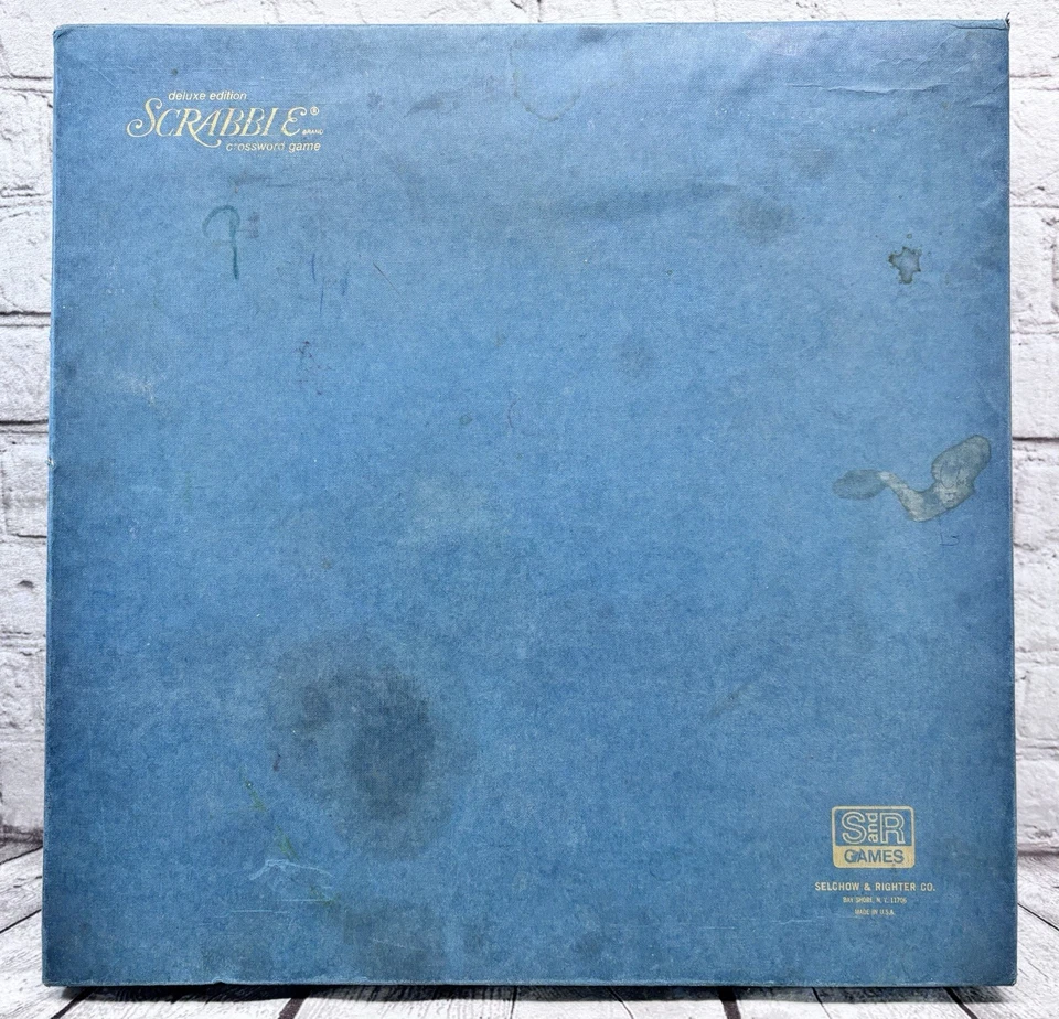 1977 Deluxe Edition Scrabble Crossword Game by Selchow & Righter - Image 4 of 4