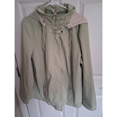 NWOT White Stag Mint Green Women's Size 2X/2XG (18-20) Hooded Jacket w/ Pockets