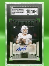 2024 Panini Luminance Arch Manning Future Signatures Green NIL Auto #FSN-AMA