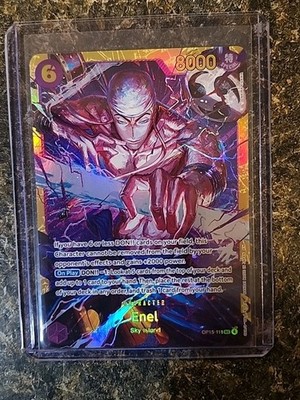Bandai Enel OP15-118 Special Foil 8000 Power 6 Cost ONE PIECE ENGLISH