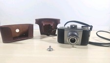 Vintage Kodak Pony 828 Camera  Leather Case USA 1949-1959 Anaston 51mm/4.5Lens