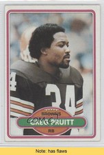 1980 Topps Greg Pruitt #150 READ 1d2