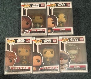 " STAR WARS "  ACOLYTE  FUNKO POP Complete Collection of 5