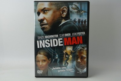 Inside Man | Denzel Washington | Jodie Foster | DVD | Film | Zustand gut