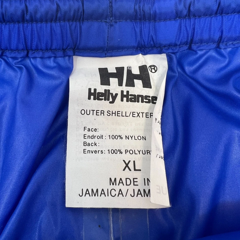 Pantalones de lluvia Helly Hansen para hombre talla XL azul real empacables impermeables senderos Foto 4 de 4