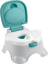 Fisher-Price  3-in-1 Toddler Toilet Training Potty Chair and Step Stool, with