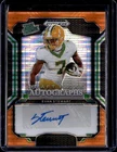 2025 Panini Prizm Draft Picks Football Orange Pulsar Evan Stewart #DPA-EST