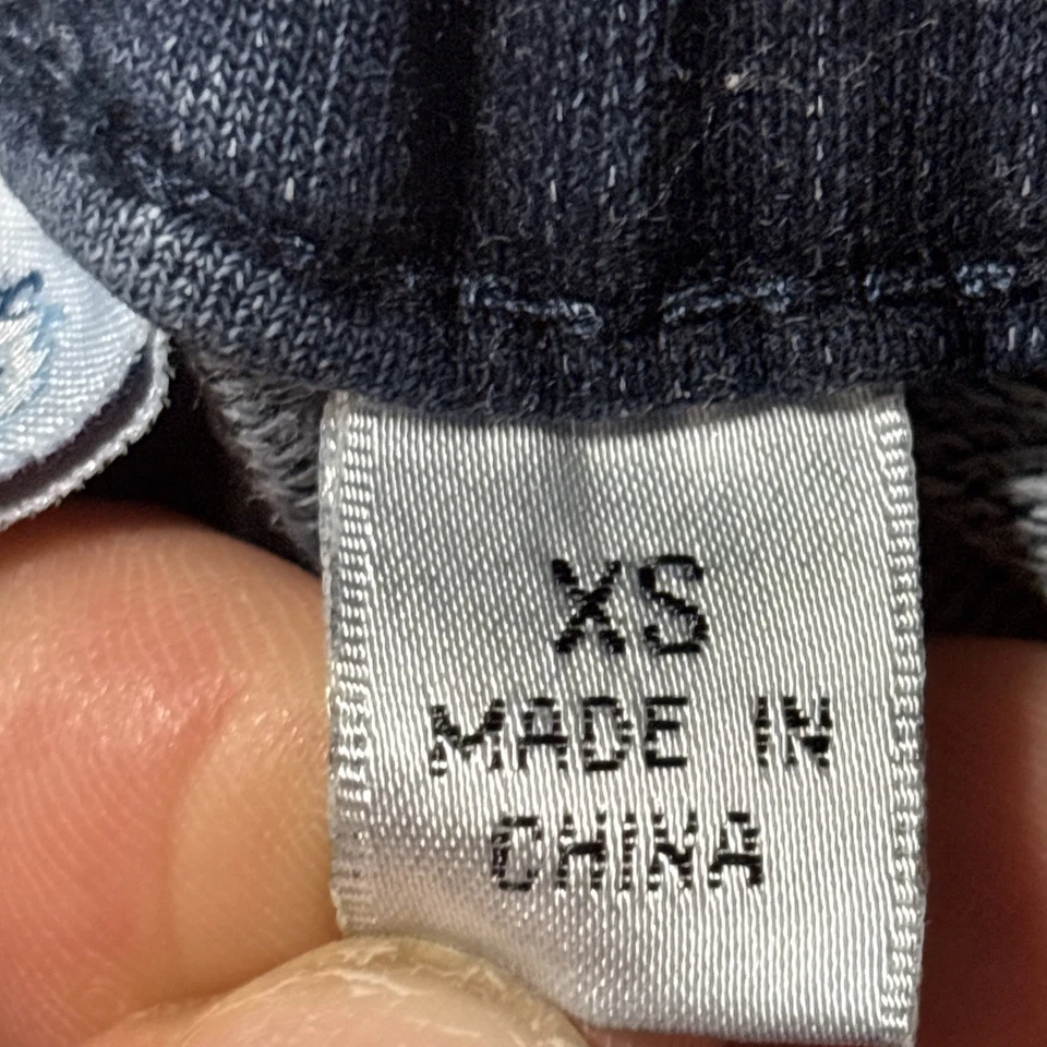 Dream Jeannes by Quacker Factory Women Pull On Jean Shorts XS Blue Faded Denim - Image 4 of 4