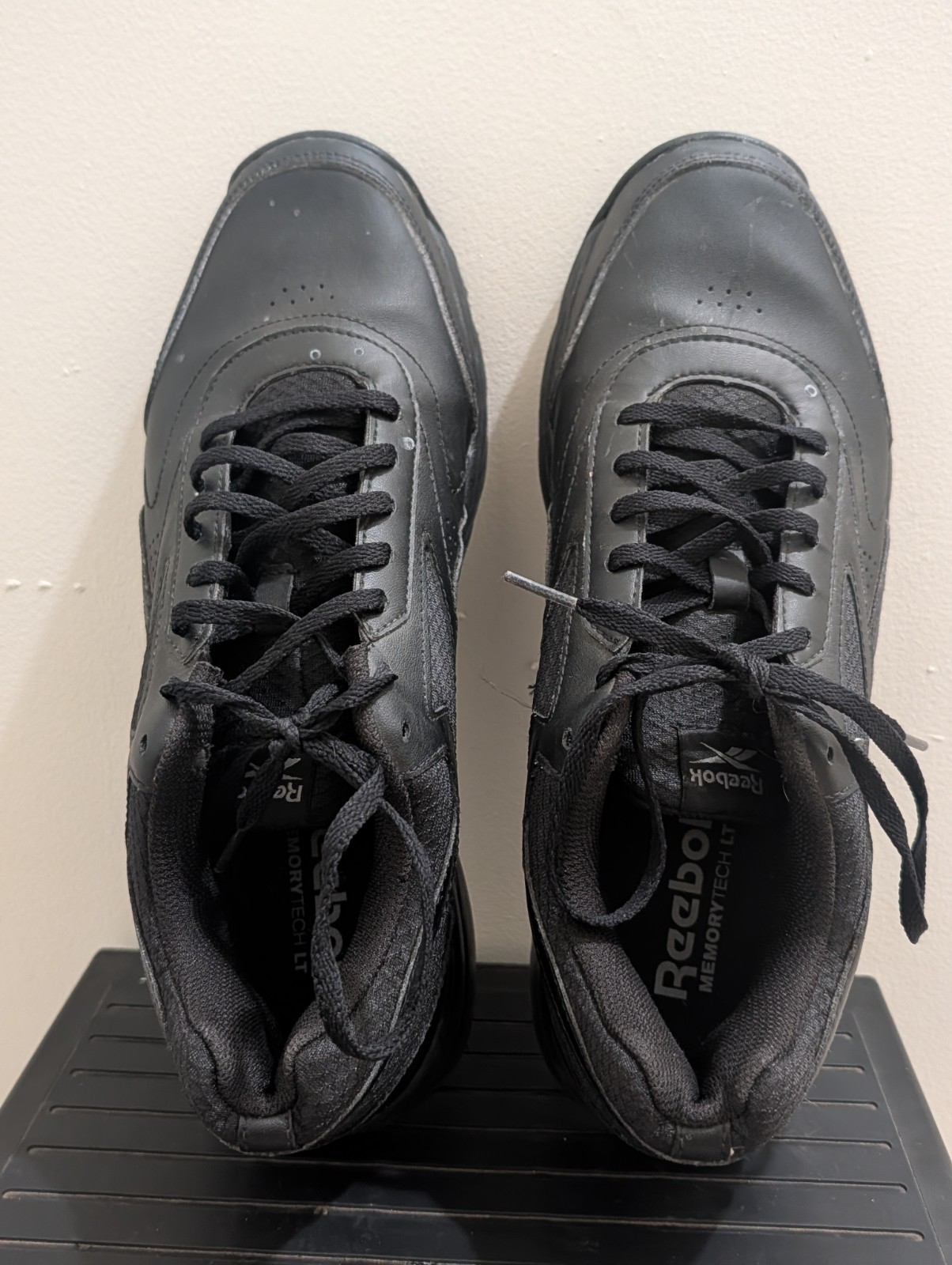 11.5 Reebok Work N Cushion Triple Black Oil & Slip Resistant Men's Work Sneakers thumbnail 6