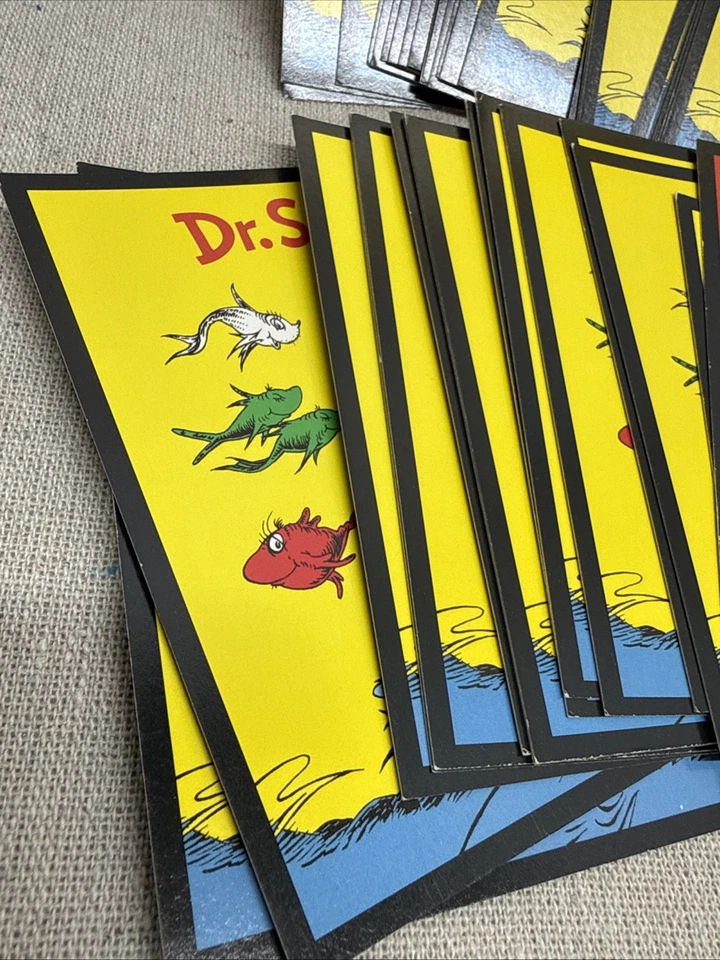 1998 Dr. Seuss - One Fish. Two Fish. Red Fish. Go Fish. Vintage Card Game - Изображение 2 из 4