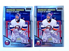 2 Card Lot Ilya Sorokin Rookie Cards 2020-2021 O-Pee-Chee Platinum RC