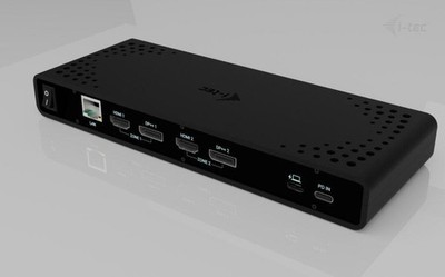 I-TEC Universal Dual 4K Display Docking Station mit Power Delivery 85W
